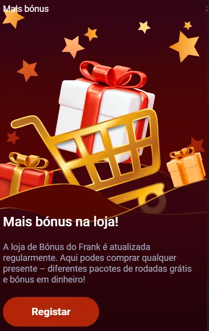 Bónus de Recarga frank casino